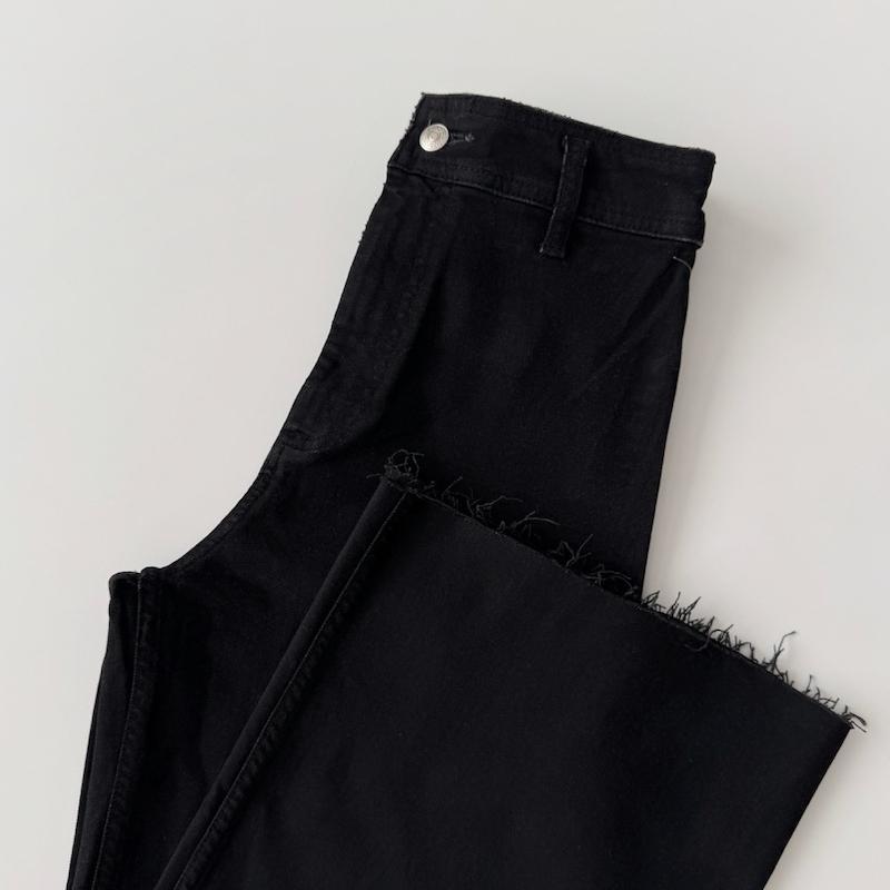 جین وایدلگ مشکی ZARA