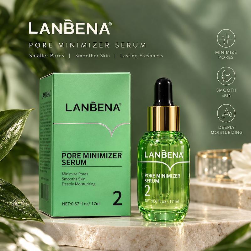 سرم کوچک‌کننده منافذ لانبنا (LANBENA Pore Minimizer Serum) – مرحله ۲