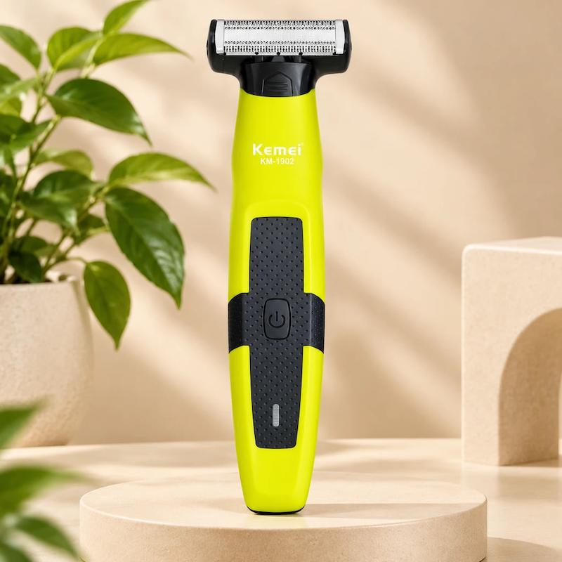 ژیلت برقی و ماشین اصلاح بدن و صورت کیمی (Kemei) مدل KM-1902