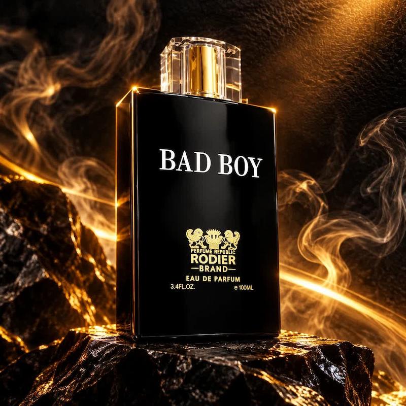 ادو پرفیوم مردانه رودیر مدل Bad Boy حجم ۱۰۰ میلی‌لیتر (مشابه رایحه کارولینا هررا بد بوی)