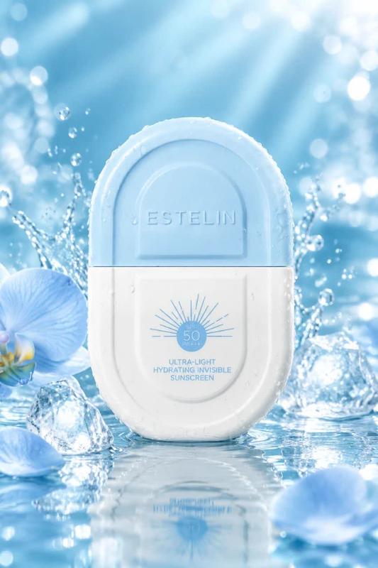 کرم ضدآفتاب آبرسان و بی‌رنگ استلین SPF 50 (ESTELIN Ultra-Light Hydrating Invisible Sunscreen