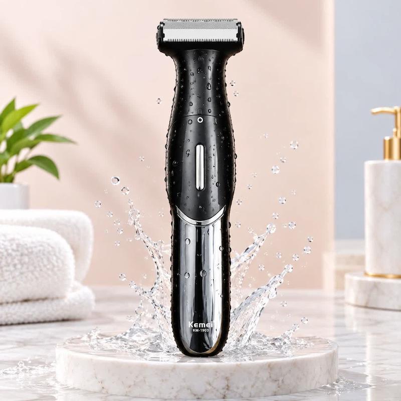 ماشین اصلاح و شیور ضد آب بدن کیمی مدل Kemei KM-1903 (بادی گرومر)
