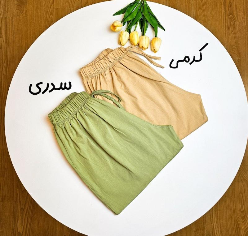 شلوارک ساده رنگی کد ۸۵۷