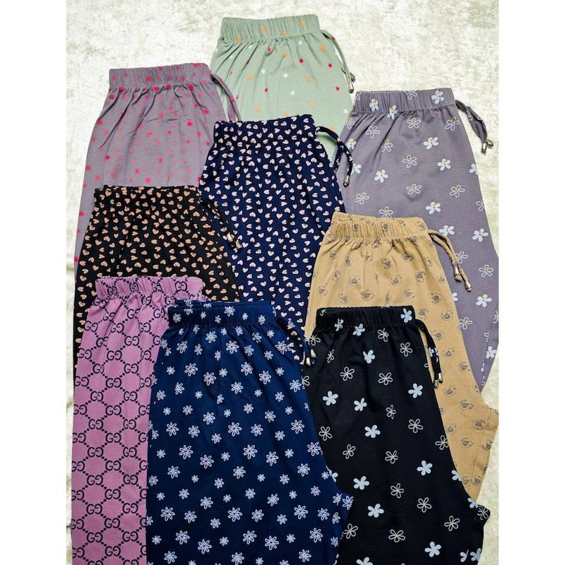 شلوار راحتی مرغک دار کد ۹۶۲