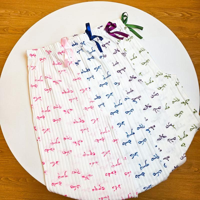 شلوار راحتی پلیسه پاپیون کد ۹۷۰