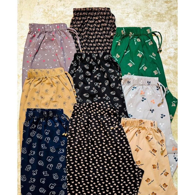 شلوار راحتی مرغک دار کد ۹۷۳