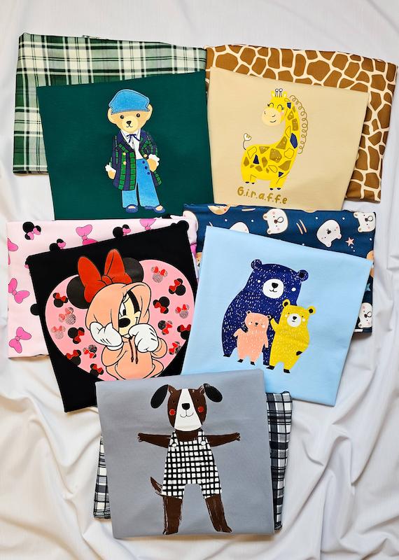 ست تیشرت شلوار عروسکی کد ۹۷۶