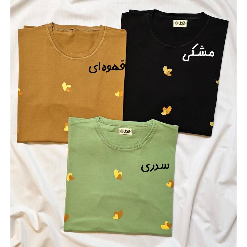 تیشرت قواره دار قلبی کد ۹۷۸