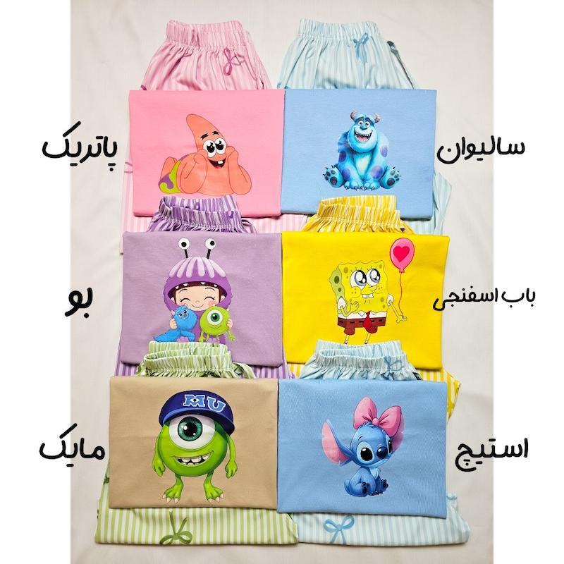 ست تیشرت شورتک انیمیشن کد ۱۰۳۴