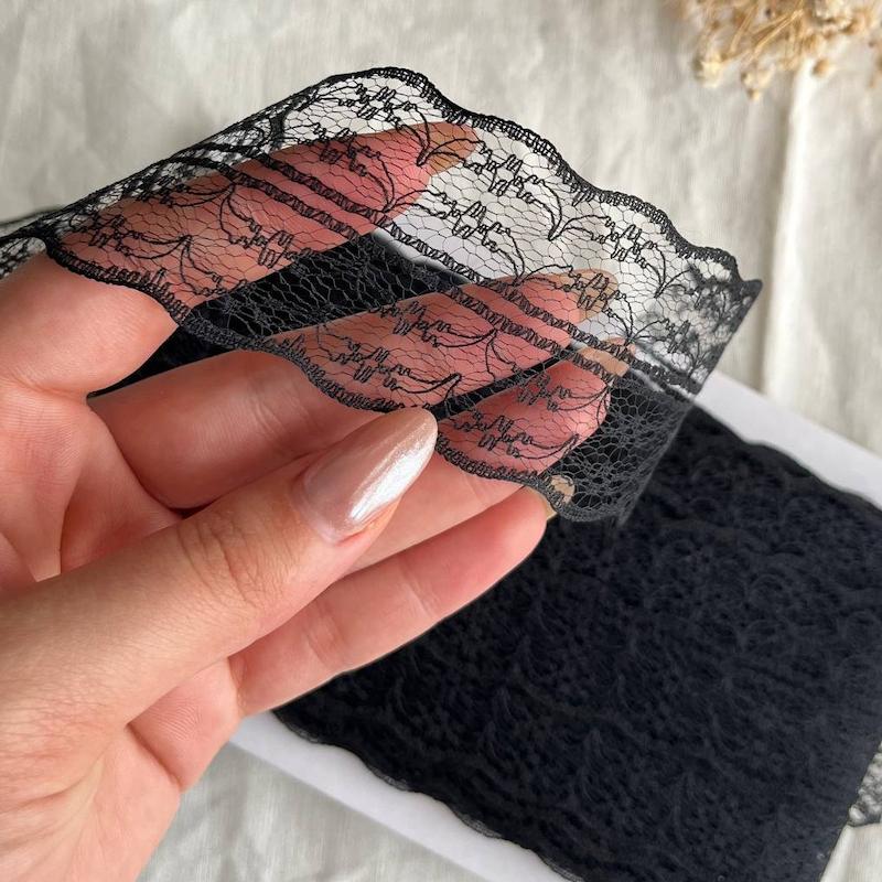 نوار دانتل مشکی