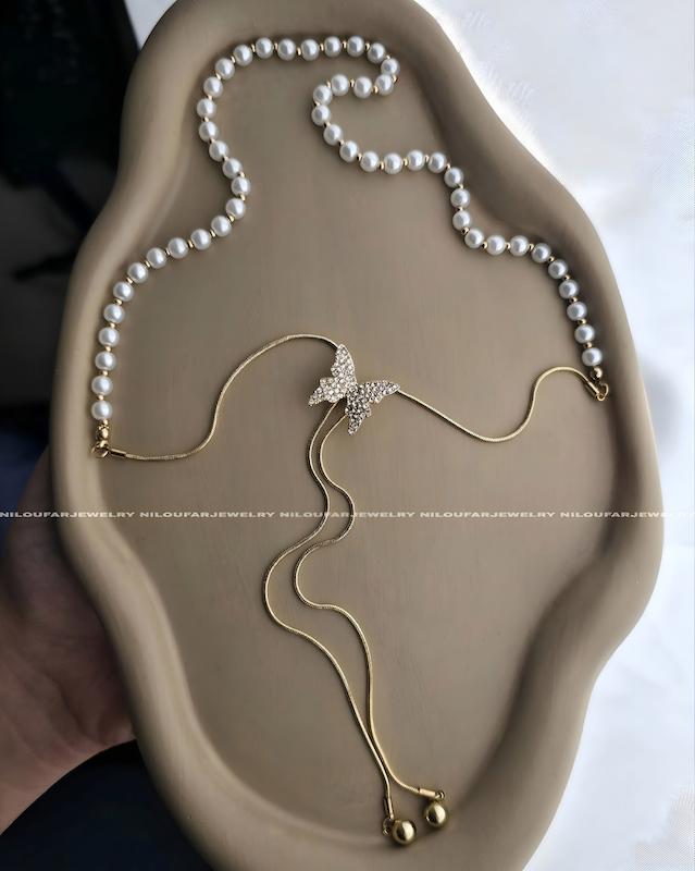 گردنبند کراواتی وارداتی پروانه 