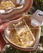 گردنبند خاویاری طرح طلا