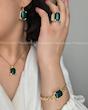 سرویس طرح عقیق سبز طرح طلا