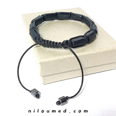 دستبند تورمالین سیاه راف قویترین سنگ محافظ