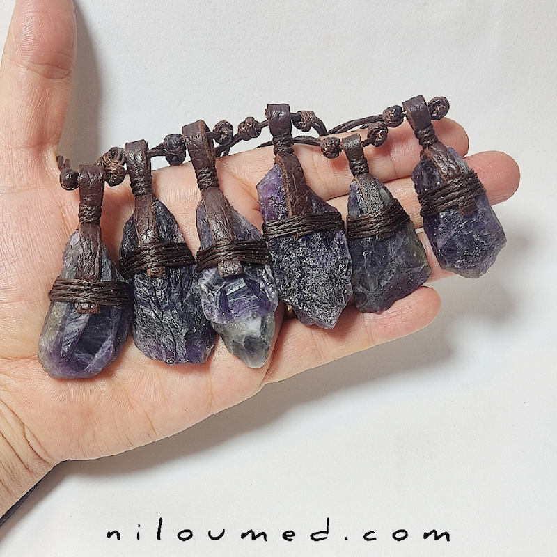 گردنبند آمیتیست سنگ آرامش بخش قوی