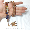 تسبیح رودراکشا و هفت چاکرا پاکسازی چاکراها و محافظ هاله‌ی انرژی کد 65