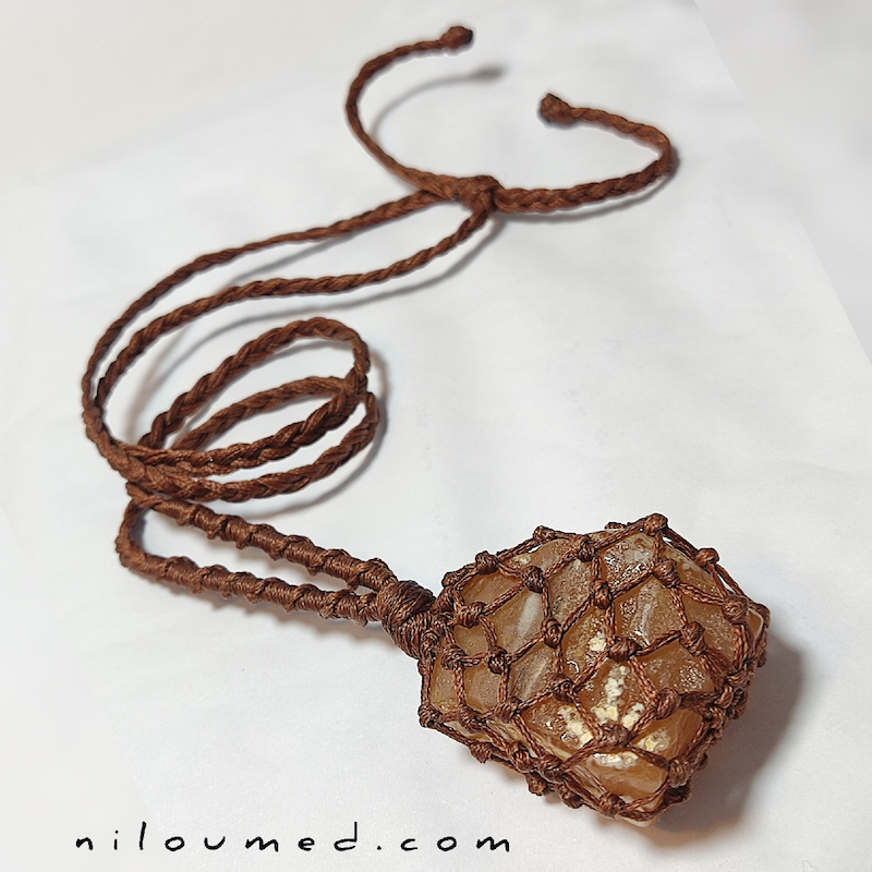 گردنبند عقیق کارنلین سنگ محافظت خلاقیت و اشتیاق و اعتماد به نفس کد 113