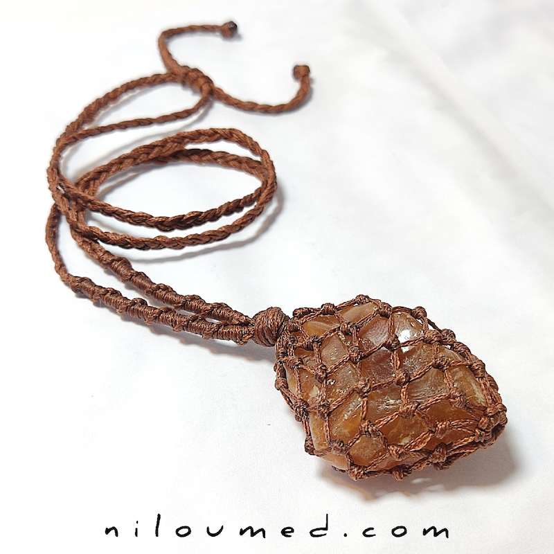 گردنبند عقیق کارنلین سنگ محافظت خلاقیت و اشتیاق و اعتماد به نفس کد 114