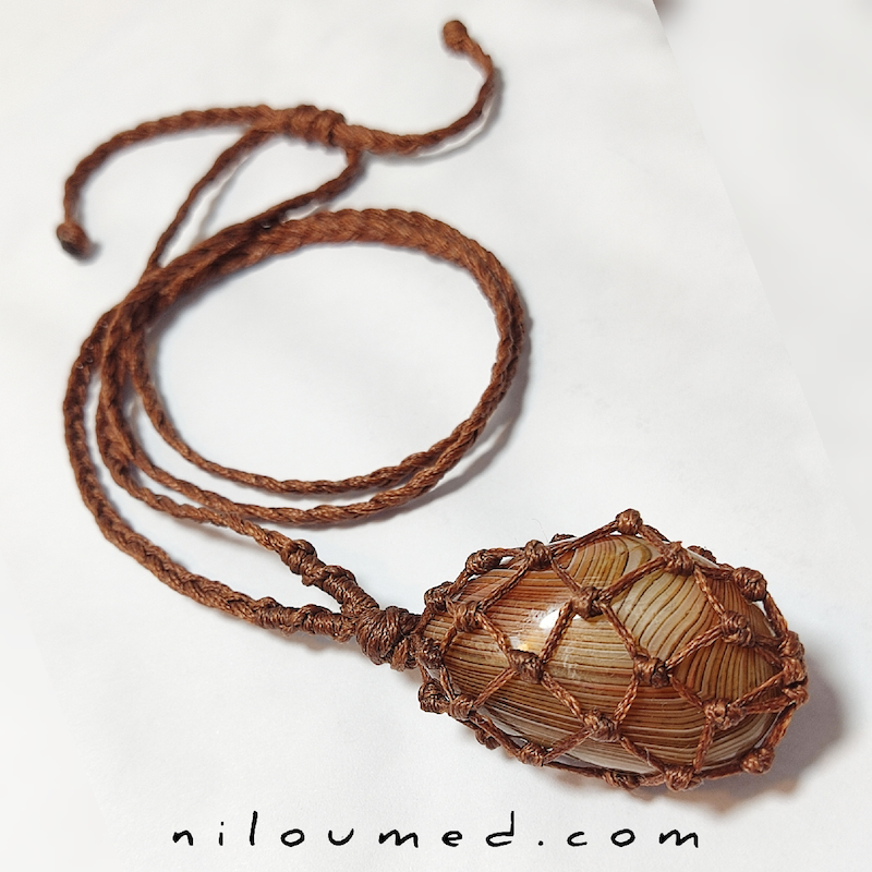 گردنبند بوتسوانا سنگ محافظ شانس برکت روزی کد 118