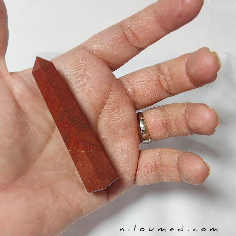 منشور جاسپر سرخ قدرت، پایداری و شجاعت کد 1