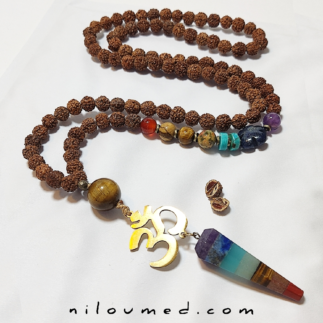 گردنبند پاکسازی چاکراها و محافظ هاله‌ی انرژی