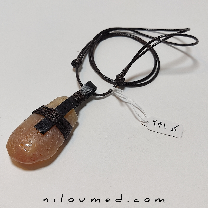 گردنبند کارنلین _ کد 241
