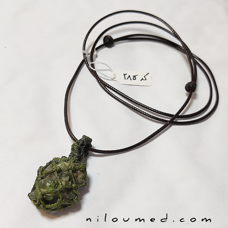 گردنبند زبرجد افغان کد 285