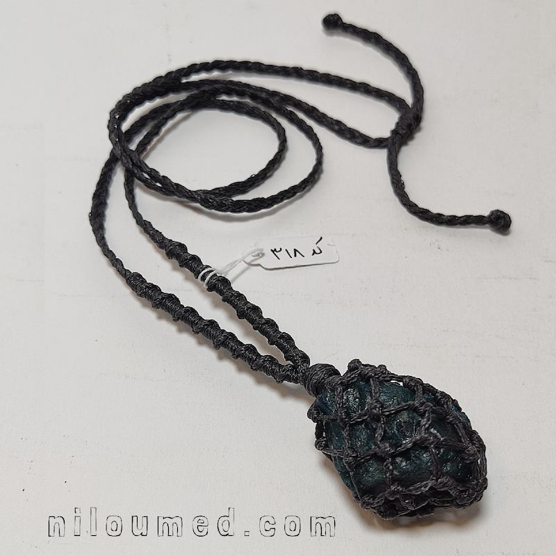 گردنبند آپاتیت _ آگاهی تمرکز بینش و چشم سوم کد 318