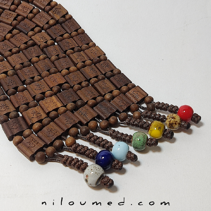 تسبیح زازا چوبی و مانترای اوم کد 333