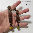 تسبیح زازا چوبی و مانترای اوم کد 333