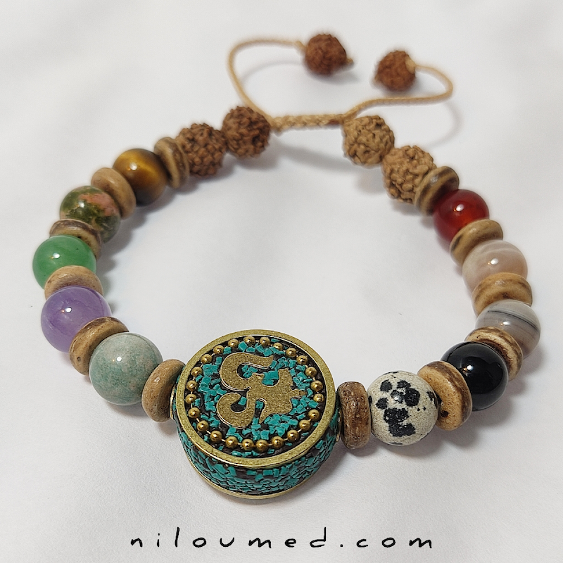 دستبند پاکسازی انرژی بخش و مانترای اوم کد 4