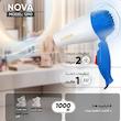 سشوار مسافرتی 1000 وات NOVA تاشو
