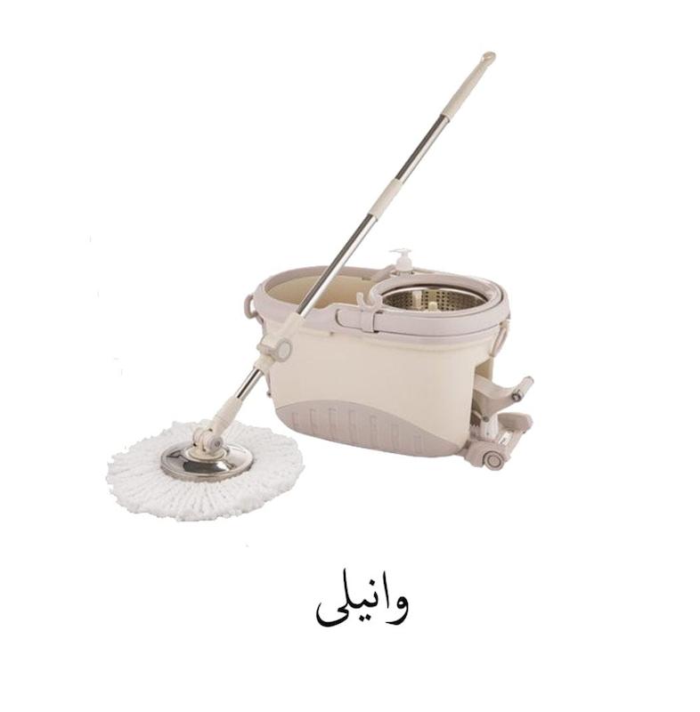 طی زمین شوی پدالی لیمون رنگ وانیلی 