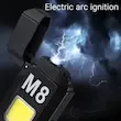 فندک الکترونیکی چراغ دارYG5008