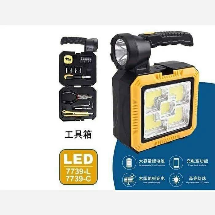 چراغ سولار و جعبه ابزار مدل ToolKit 7739-L
