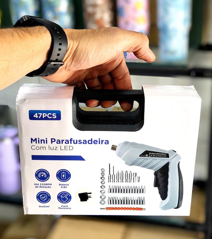 پیچ گوشتی شارژی برقی ۴۷ پارچه 