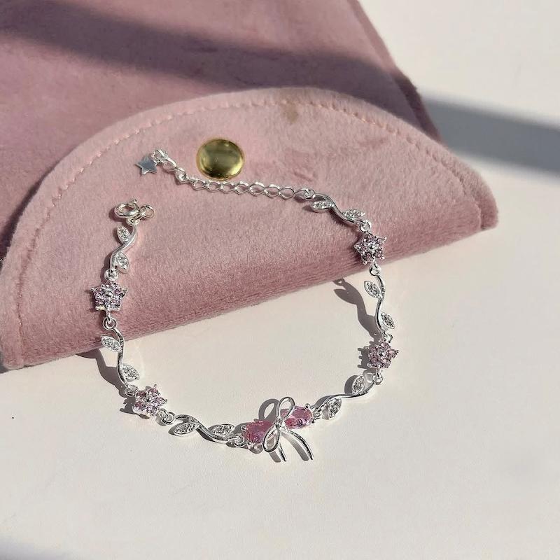 دستبند پاپیون پرنسس 🎀🌸