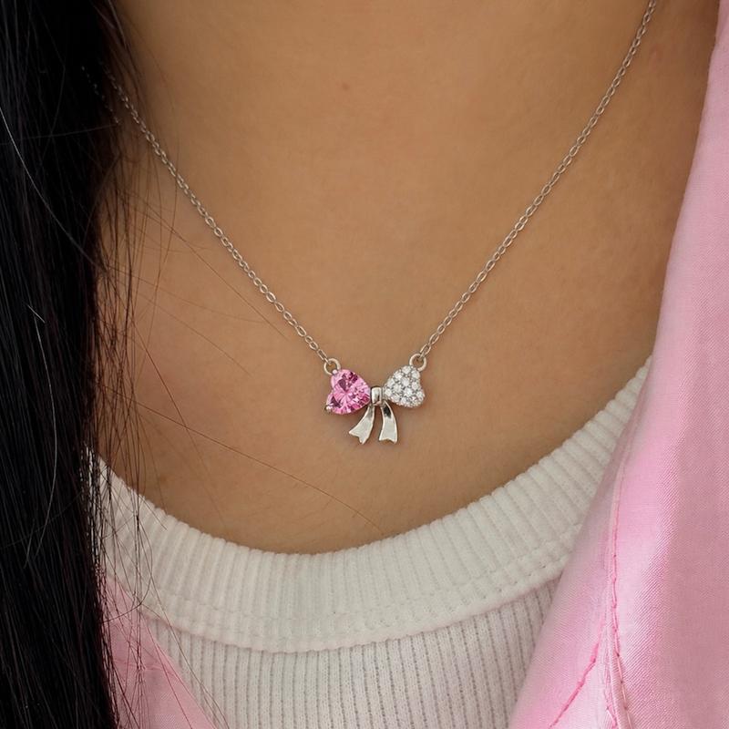 گردنبند پاپیون Pink 💖🎀