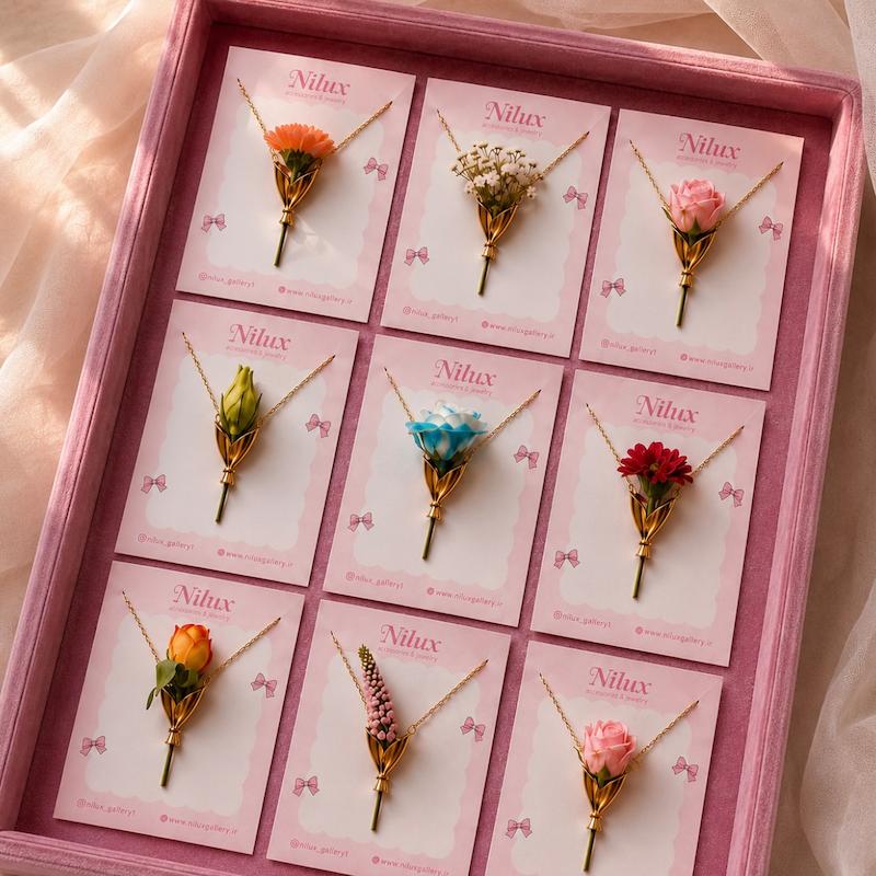 گردنبند گلدون 🌸✨