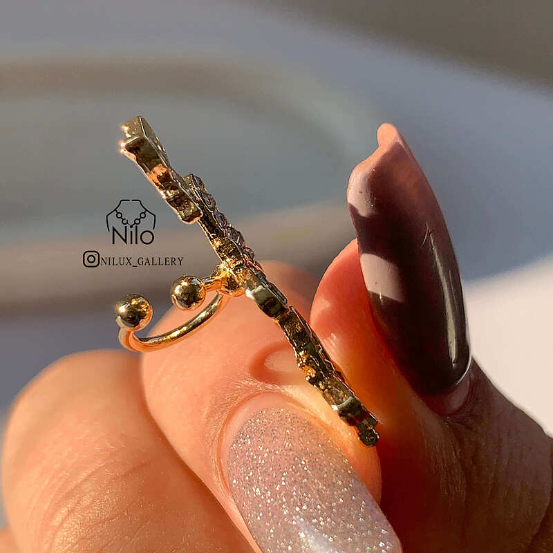 گوشواره ایرکافی لنگه به لنگه پروانه🦋