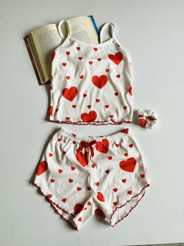 تاپ و شلوارک ۳تیکه