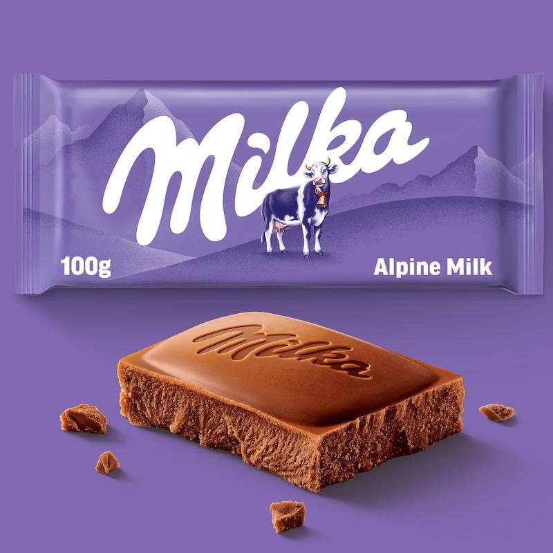 شکلات میلکا alpine milk milka