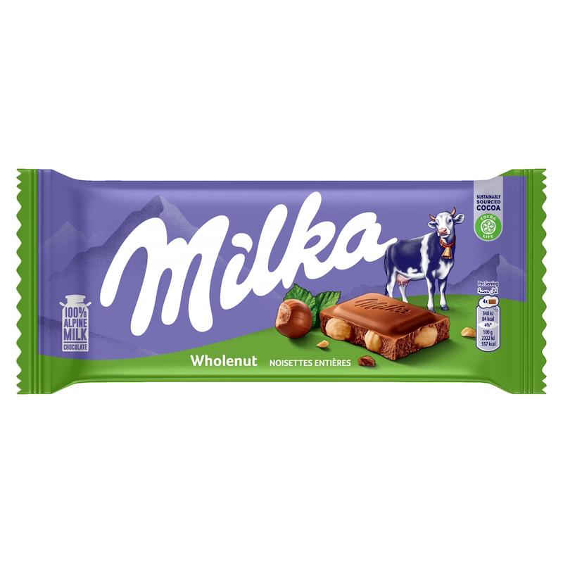 شکلات میلکا  Whole Hazelnut milka