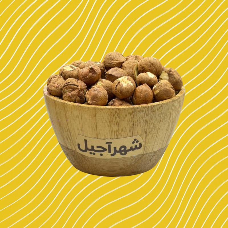 مغز فندق خام