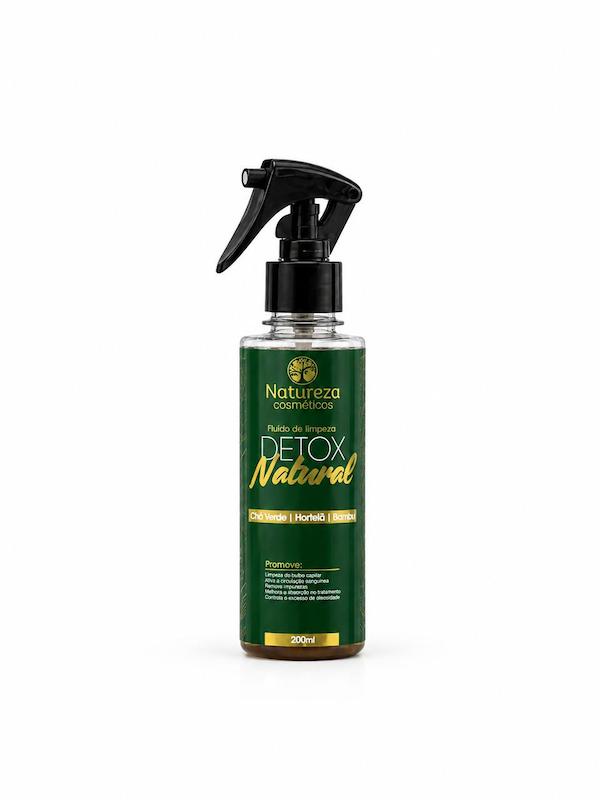 Fluído Detox Natural ناتوریزا؛ پاکسازی عمیق و سم‌زدایی مو با چای سبز، نعناع و جوانه بامبو، مناسب کنترل چربی و آماده‌سازی مو برای دریافت بهتر درمان‌های تخصصی