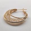 گوشواره حلقه ای فیوژن دار 075