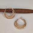 گوشواره حلقه ای فیوژن دار 075