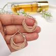 گوشواره حلقه ای فیوژن دار 075