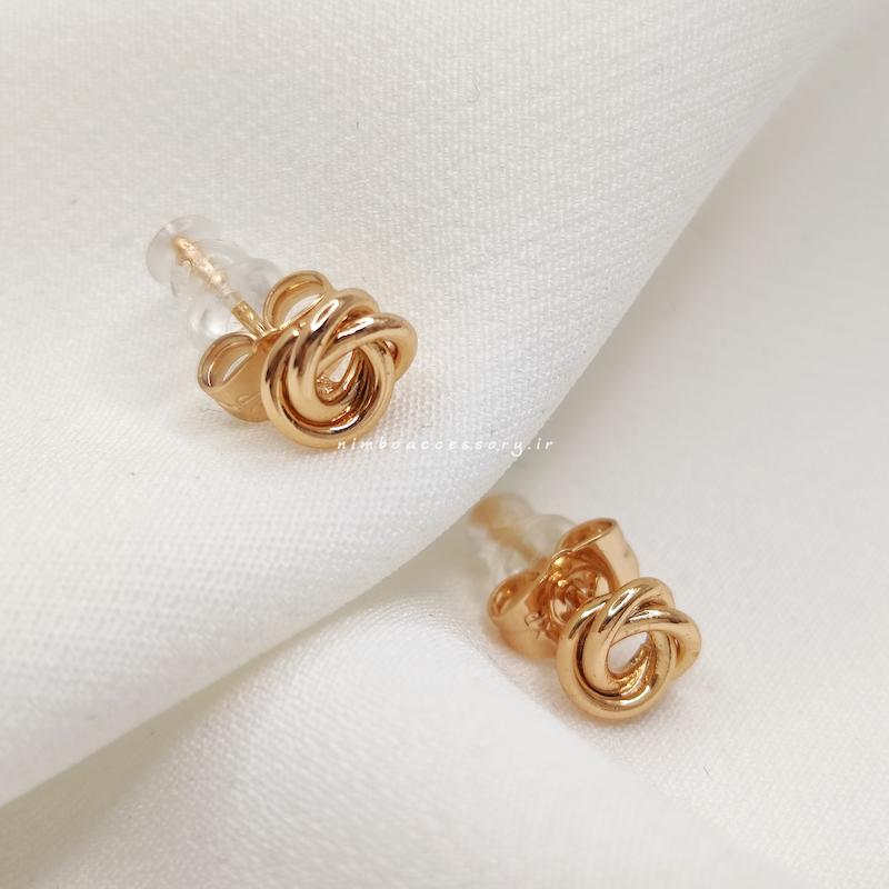 گوشواره میخی گل ریز 079