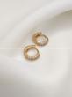 گوشواره حلقه ای نگین دار ژوپینگ 352